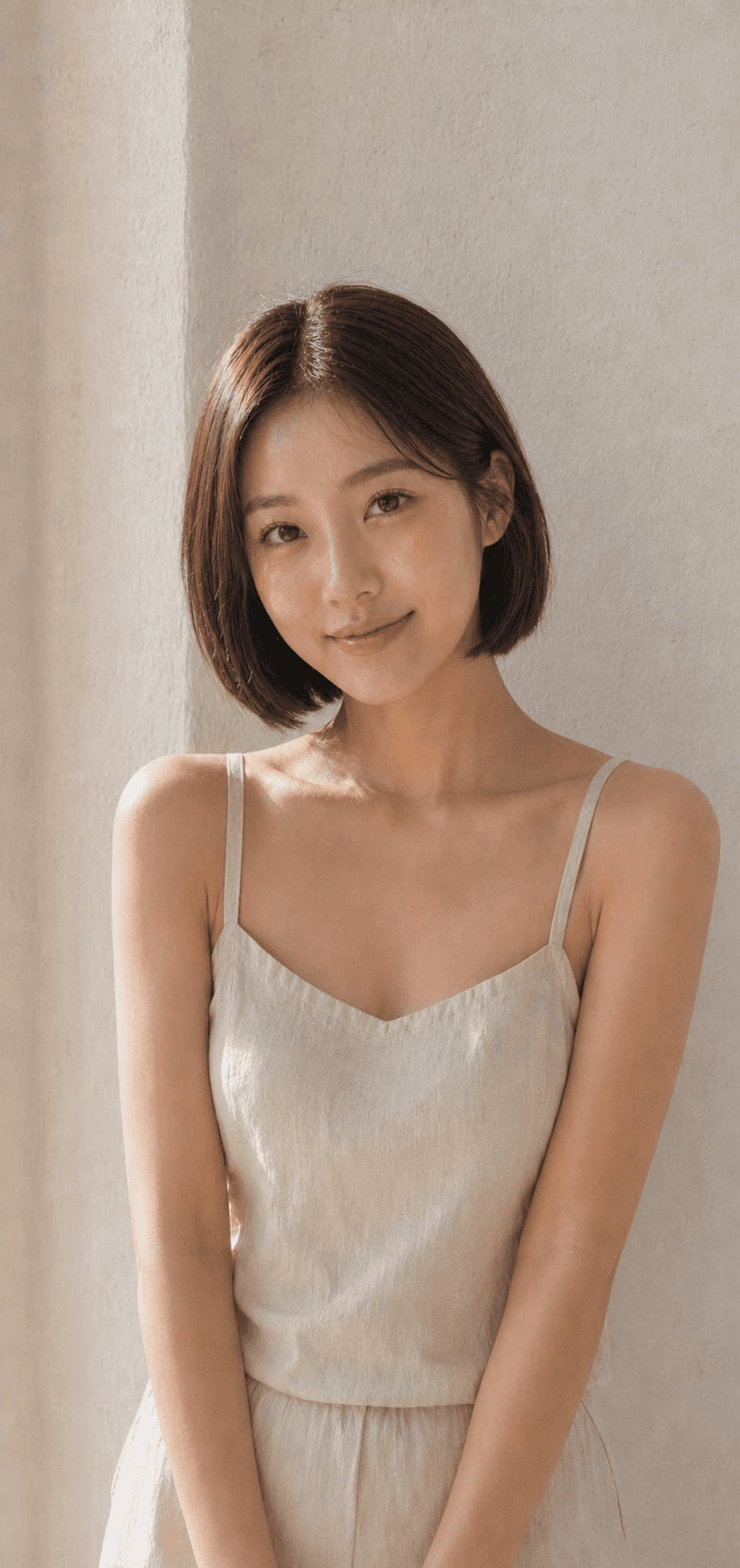 Chin-length bob